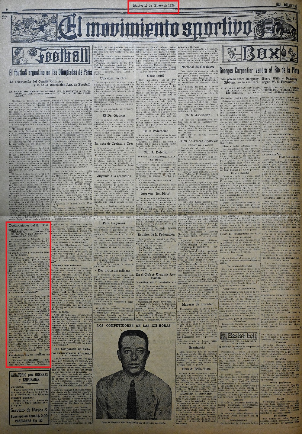 Diario de la Noche - 15/01/1924